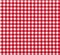 Yarn Dyed Large Gingham Red 45" Polyester Cotton Fabric by the Yard